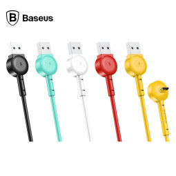 베이스어스 마루코 거치기능 C타입 케이블 2.1A 1M (옐로우)