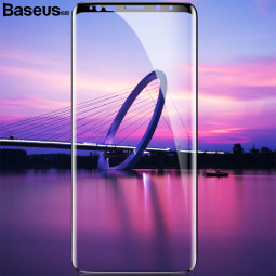 베이스어스 갤럭시노트9 풀커버강화유리전면필름 0.3mm (블랙)