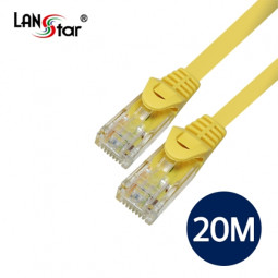 UTP 랜케이블 , CAT.5E DIRECT , 20M-Yellow