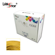 D[10105]UTP 랜케이블, CAT.5E, BOX, 100M, Yellow