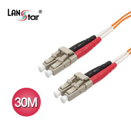 광케이블, 멀티모드(M／M), LC-LC, 30M 주황