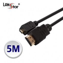 D[10244]HDMI 마이크로케이블, HDMI A／M-Micro D／M, 4K 60Hz, 5M