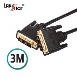 DVI케이블, 싱글, DVI18＋1P, M／M, 3M