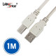 D[10325]USB2.0케이블, A／M-B／M, 1M