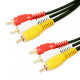 D[10415]RCA케이블, 3RCA, M／M 15M 고급형