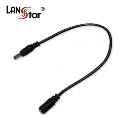 CCTV파워 젠더케이블 , DC5521/M-DC5521/F, 0.3M