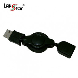 자동감김케이블 USB2.0 연장 A／M-A／F 0.7M