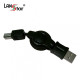 [LANstar] 자동감김케이블 USB2.0 A／B M／M 1M[10658]