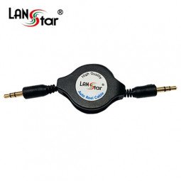 자동감김케이블 , AV케이블, 3.5ST M／M,,1M