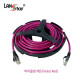 DESKPATCH CAT.6A, 10G UTP, with Cable Holder(홀더) 5M - Violet Red