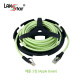 DESKPATCH CAT.6A, 10G UTP, with Cable Holder(홀더) 5M - Apple Green