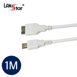 [USB 3.1] 케이블 USB 3.1 C/M-3.0 MICRO B/M 1M White
