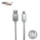 고속충전 데이터 삼성/LG , Silver cable-실버메탈 A/M-Micro B/M, 1M