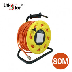 CAT.6A/CA7.7 S/FTP LAN CABLE DRUM Reel 주황 80M
