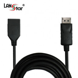 DP 1.1케이블, 디스플레이포트 연장케이블 M/F, 4K*2K/ 60HZ, Black, 1M
