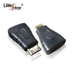 HDMI미니젠더, HDMI A／F-C／M, Black