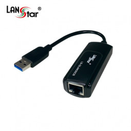 휴대용랜카드 , Realtek USB3.0 10/100/1000M Ethernet LS-GLAN30CB 블랙