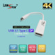 신호변환 컨버터 USB 3.1(M) TO DP(F) 0.15M, 4K2K 30Mhz