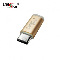 USB 3.1 C-Type OTG젠더 C/M-2.0 MicroB/F, 골드메탈 포장타입