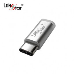 USB 3.1 C-Type OTG젠더 C/M-2.0 MicroB/F, 실버메탈 포장타입
