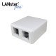 돌출형아울렛 MOUNT BOX, 공박스 2-Port, White