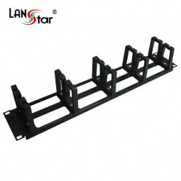 케이블링, 매니지먼트 판넬, 2U, BLACK, 허브랙/서버랙 공용