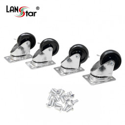 RACK CABINET ROLLER, 바퀴, 허브랙/서버랙 겸용4개 세트