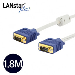 RGB3+4 모니터케이블 , HDB15P M/M, 1.8M