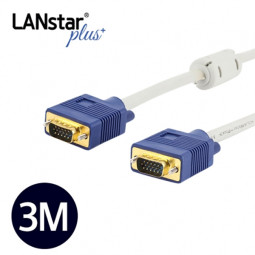 RGB3+4 모니터케이블 , HDB15P M/M, 3M