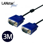 D[70023]Plus-SEMI RGB모니터케이블, HDB15P M/M, 3M 