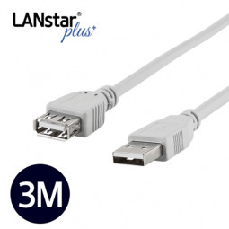 USB 2.0연장케이블 , A형M/F, 3M [180개]