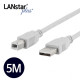 USB 2.0케이블 , A/M-B/M, 5M