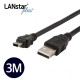 USB 2.0미니케이블 , USB A/M-5PIN Mini, 3M