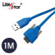 USB3.0 AM-MicroB Screw 케이블 1M Blue