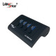 USB허브 , USB3.0 4Port. Black,무전원/전원추가가능 LS-USB304B