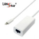 아이폰 전용 휴대용랜카드, USB2.0 10/100M Ethernet