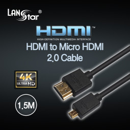 HDMI to Micro HDMI 2.0 케이블 1.5m , 4K 60Hz (150개)