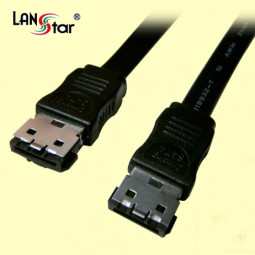 ESATA케이블 , M／M, BLACK, 0.5M