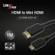 HDMI to Mini HDMI 2.0 케이블 1m , 4K 60Hz
