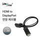 HDMI to DisplayPort(F) 연장 케이블 0.3m