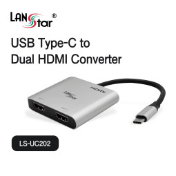 Type C 듀얼 HDMI2.0 MST 분배/확장 컨버터