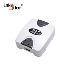 [LANstar] 프린터서버 ZOT PU201-PLUS,USB2.0 1PORT, 5V1A(24개 : 1박스 수량)[30152]