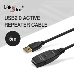 [LANstar] USB2.0 리피터 케이블 5M [30577]