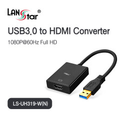 USB3.0 to HDMI 영상 컨버터 *블랙색상 / 맥os지원*