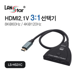 HDMI 3:1 선택기, HDMI2.1버전 케이블 타입