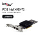랜스타 LS-X550-T2 PCIE 인텔 듀얼포트 RJ45 랜카드