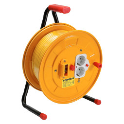 D-S213RN 누전차단 2구접지 케이블 릴 220V 16A 1.5SQ 30호 26m