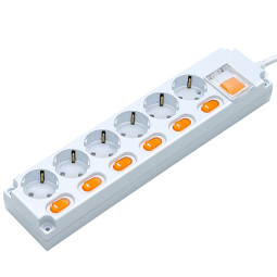 개별 Switch 6구 접지 1.5M 16A