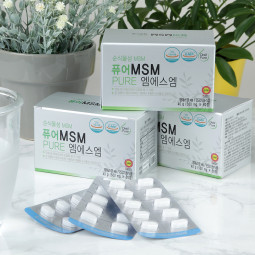 퓨어MSM 순식물성 MSM 관절 건강기능식품 80정 20일분