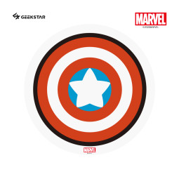 마블 카와이 단패드 캡틴아메리카 원형 마우스 패드 페브릭 재질
